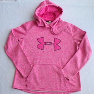 Under Armour Pink Storm1 ColdGear Hoodie Sz Small